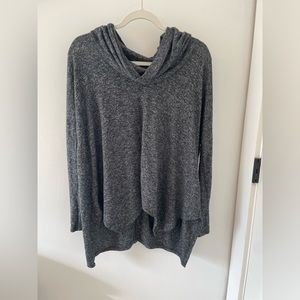 Express ONE ELEVEN Gray Cowl Neck Sweater